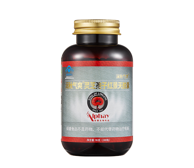 潤(rùn)秋氣爽®靈芝孢子<br/>紅景天膠囊